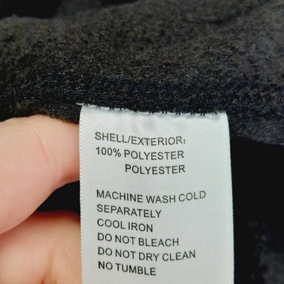 Kavu Black Polyester Long Sleeve High Neck Pullover Sweater 653 - Picture 6 of 7